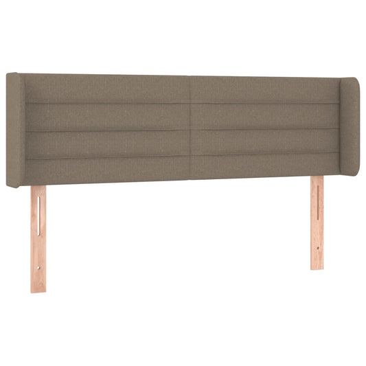 vidaXL Κεφαλάρι με Πτερύγια Taupe 147x16x78/88 εκ. Υφασμάτινο