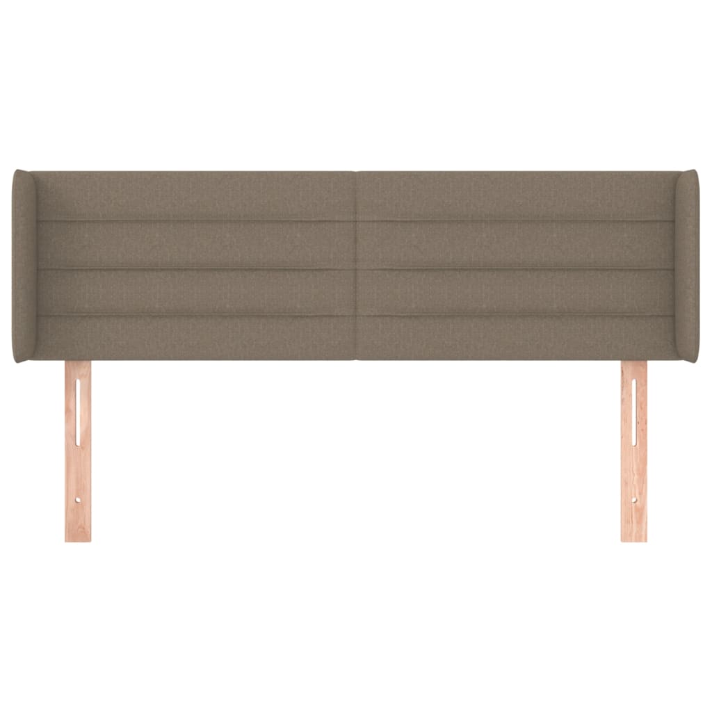 vidaXL Κεφαλάρι με Πτερύγια Taupe 147x16x78/88 εκ. Υφασμάτινο