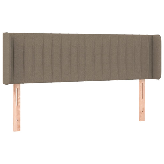 vidaXL Κεφαλάρι με Πτερύγια Taupe 147x16x78/88 εκ. Υφασμάτινο