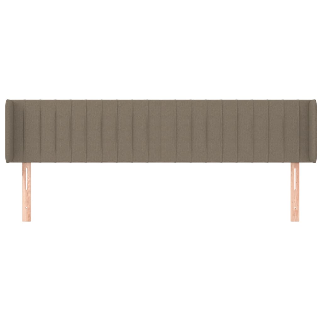 vidaXL Κεφαλάρι με Πτερύγια Taupe 183x16x78/88 εκ. Υφασμάτινο