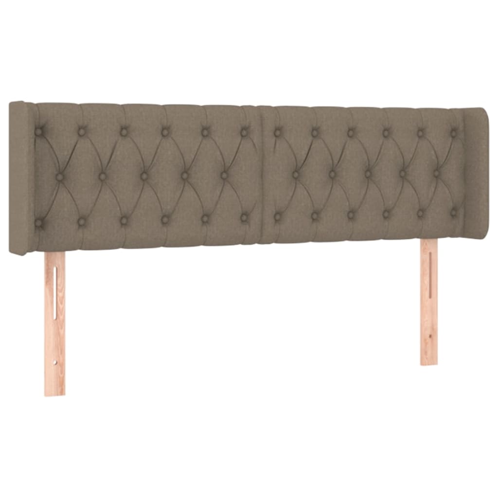 vidaXL Κεφαλάρι με Πτερύγια Taupe 163x16x78/88 εκ. Υφασμάτινο