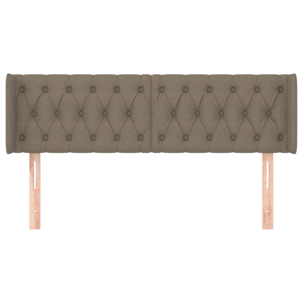 vidaXL Κεφαλάρι με Πτερύγια Taupe 163x16x78/88 εκ. Υφασμάτινο