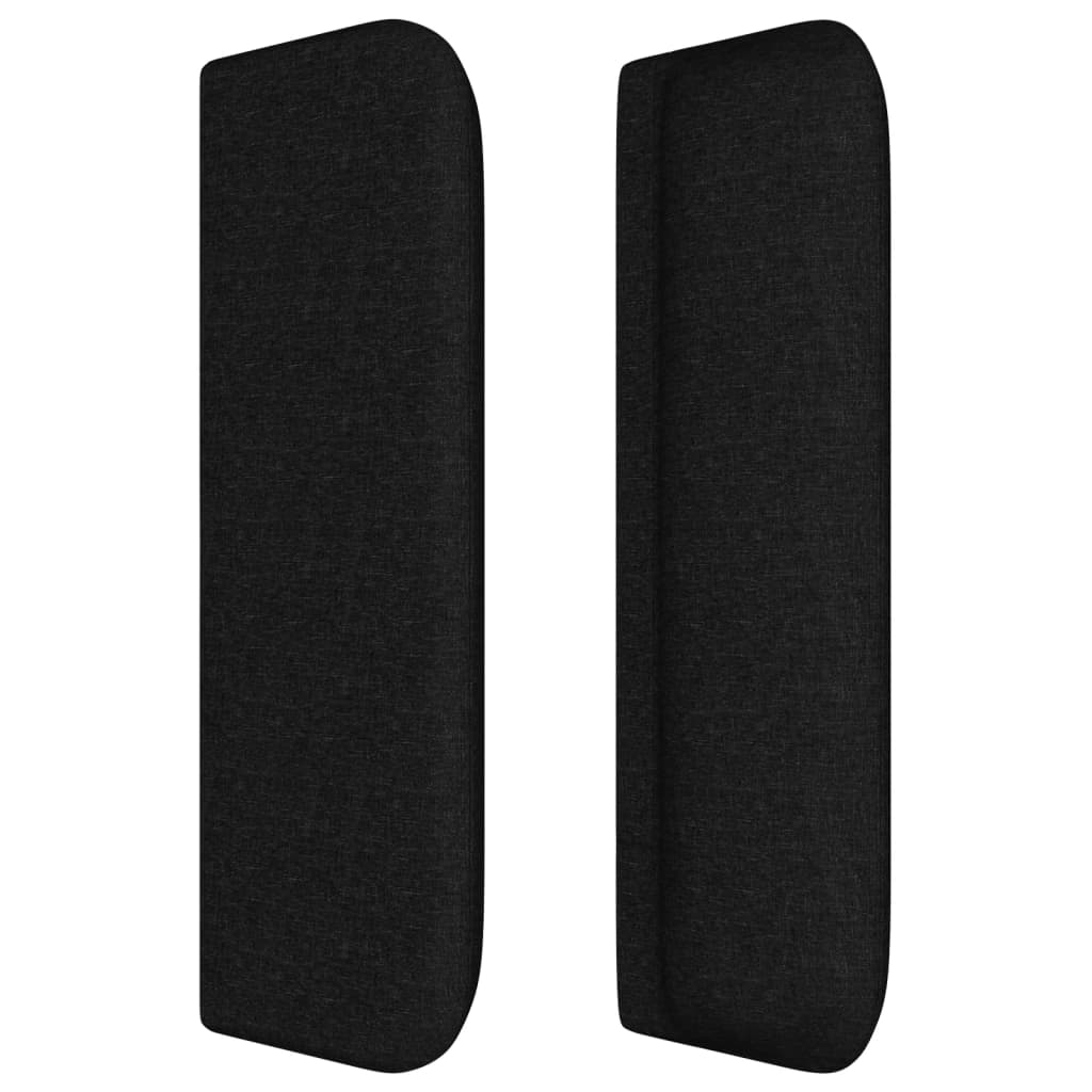 vidaXL Κεφαλάρι με Πτερύγια Μαύρο 83x16x78/88 εκ. Υφασμάτινο