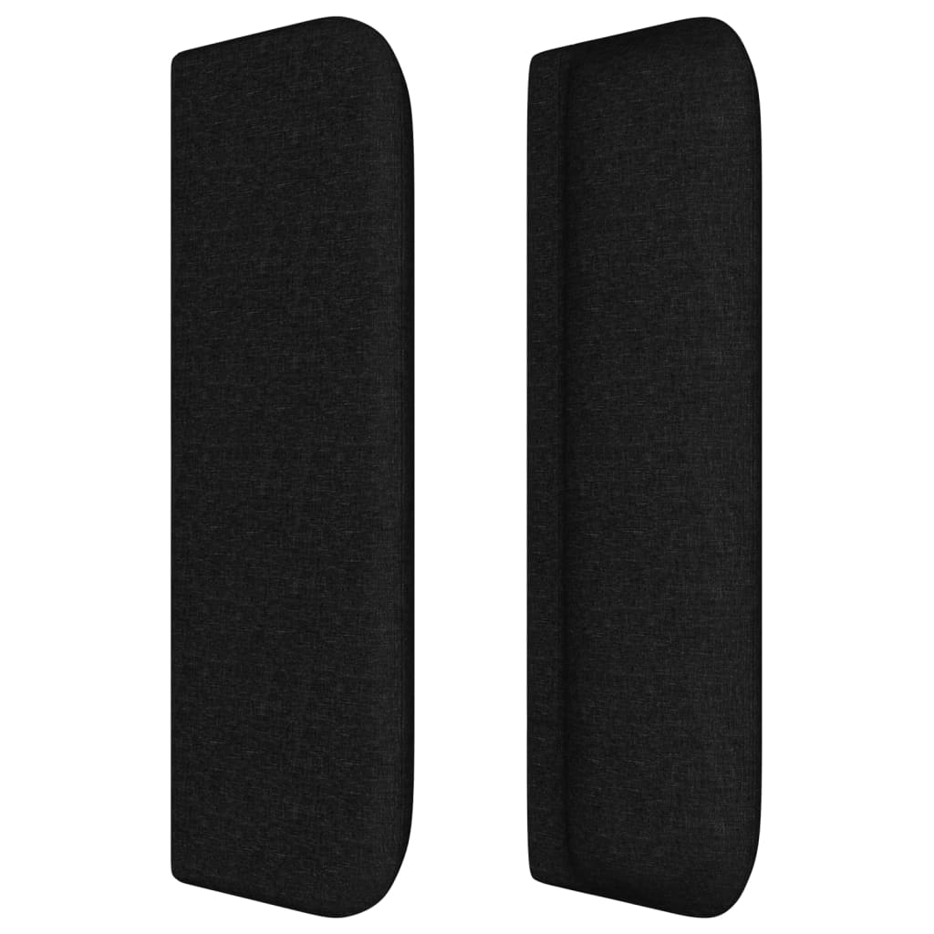 vidaXL Κεφαλάρι με Πτερύγια Μαύρο 93x16x78/88 εκ. Υφασμάτινο