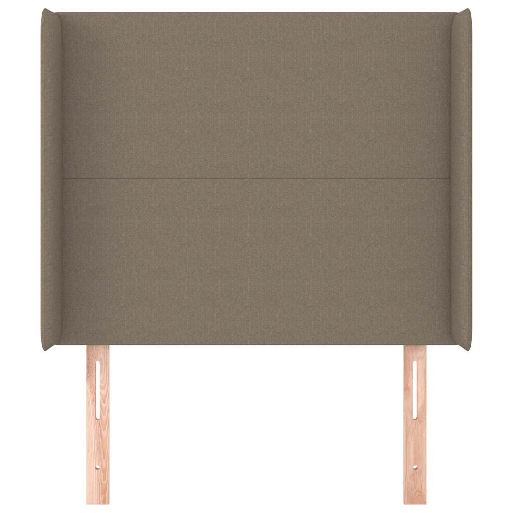 vidaXL Κεφαλάρι με Πτερύγια Taupe 103x16x118/128 εκ. Υφασμάτινο
