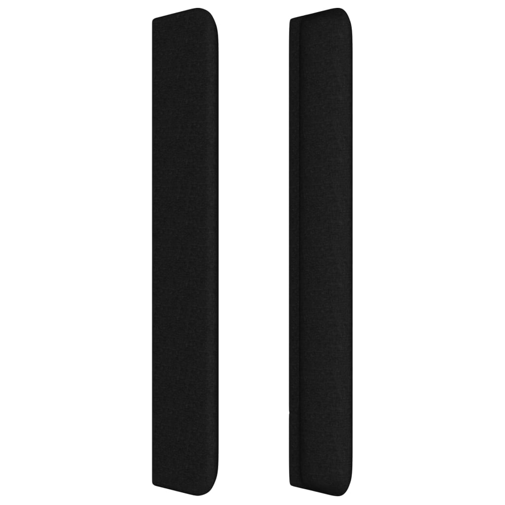 vidaXL Κεφαλάρι με Πτερύγια Μαύρο 83x16x118/128 εκ. Υφασμάτινο