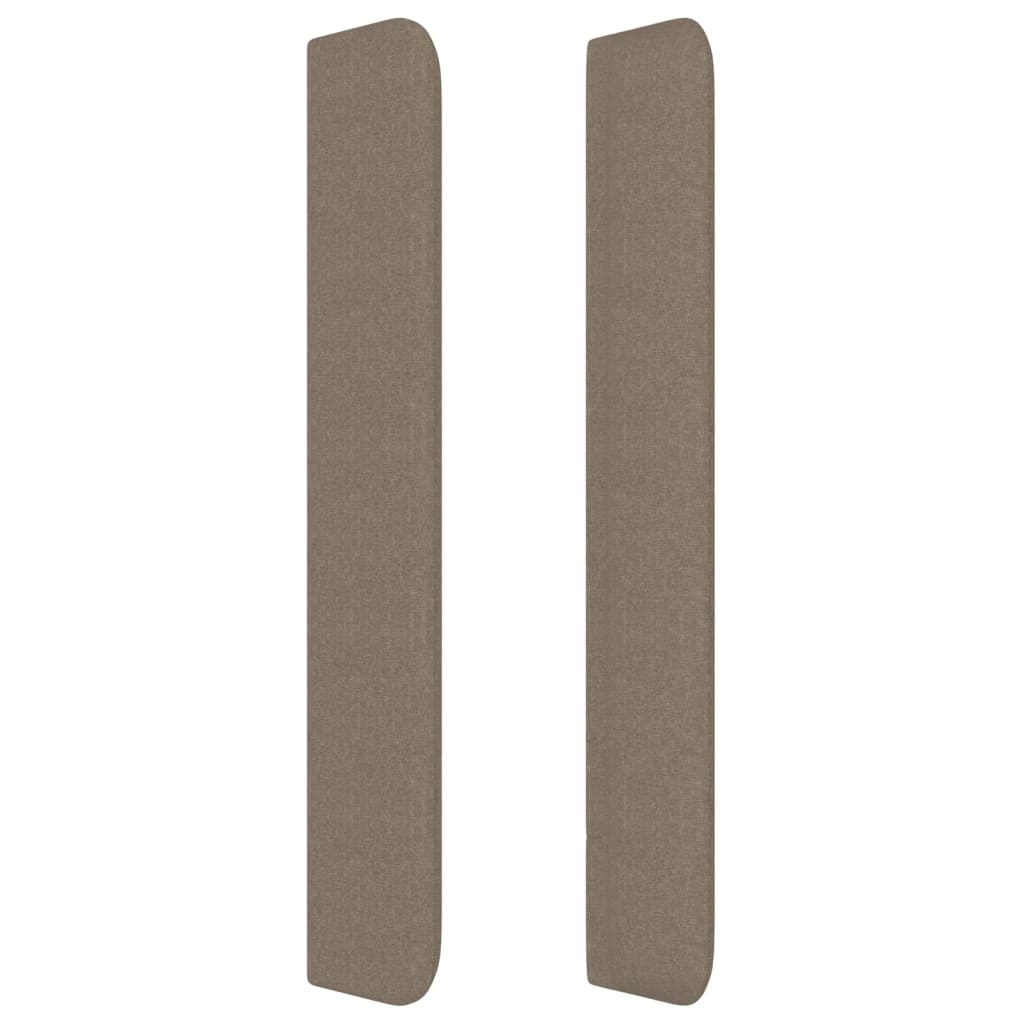 vidaXL Κεφαλάρι με Πτερύγια Taupe 103x16x118/128 εκ. Υφασμάτινο