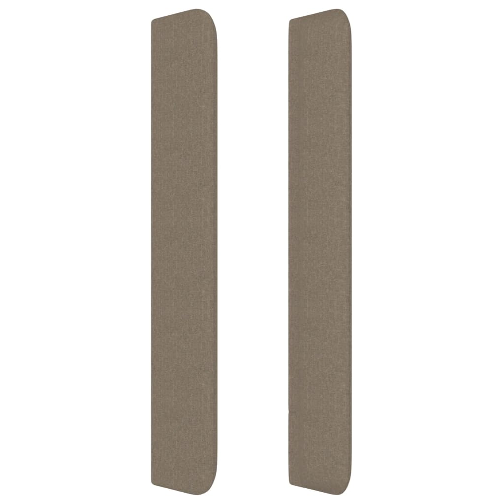 vidaXL Κεφαλάρι με Πτερύγια Taupe 83x16x118/128 εκ. Υφασμάτινο