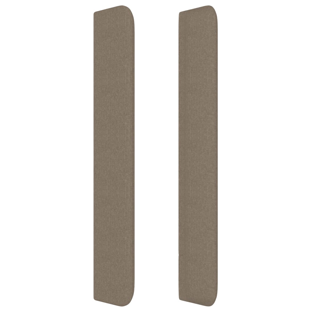 vidaXL Κεφαλάρι με Πτερύγια Taupe 183x16x118/128 εκ. Υφασμάτινο