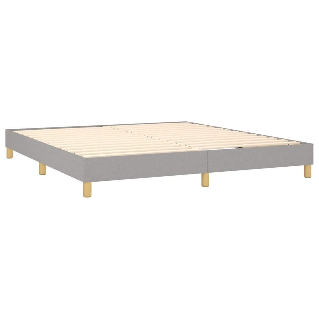 vidaXL Κρεβάτι Boxspring με Στρώμα Αν. Πράσινο 160x200εκ Υφασμάτινο