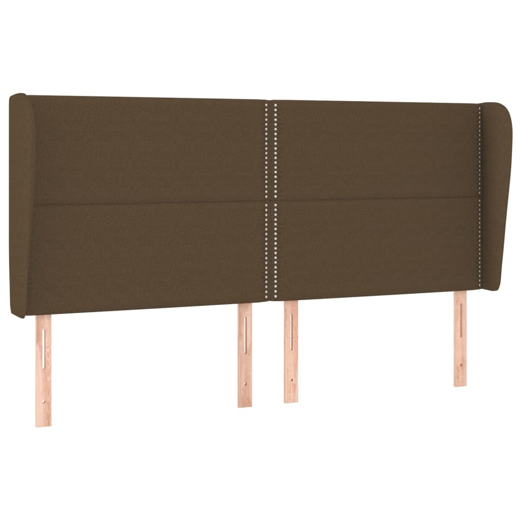vidaXL Κρεβάτι Boxspring με Στρώμα Σκούρο Καφέ 200x200 εκ. Υφασμάτινο