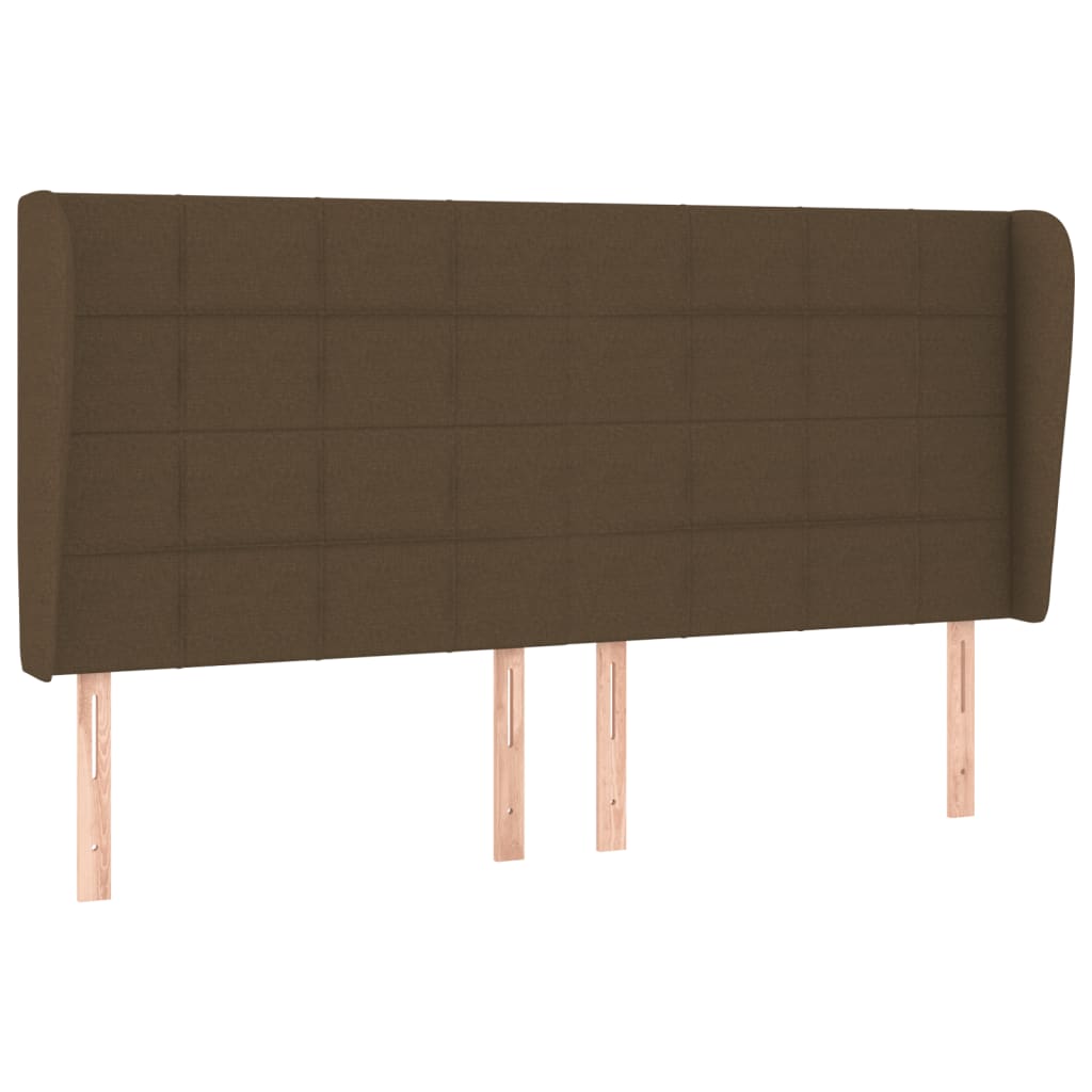 vidaXL Κρεβάτι Boxspring με Στρώμα Σκούρο Καφέ 200x200 εκ. Υφασμάτινο