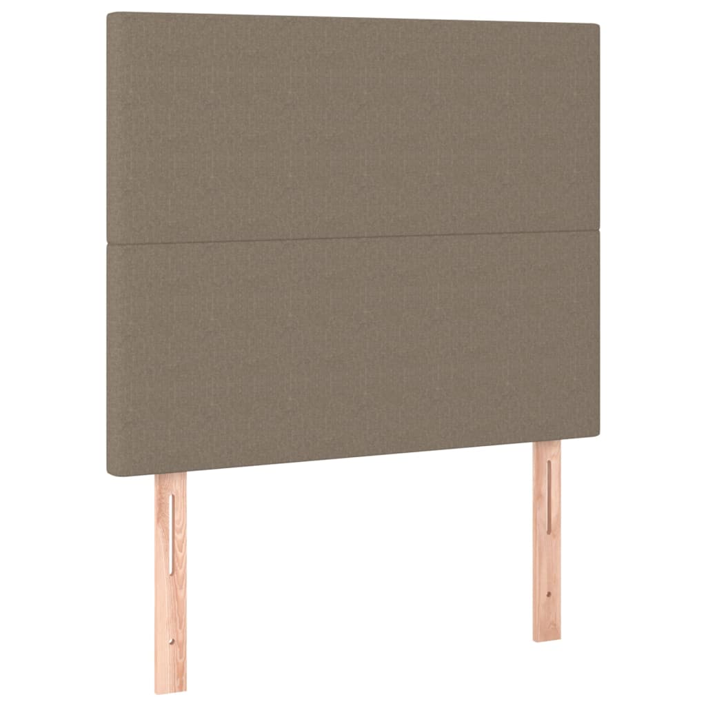 vidaXL Σκελετός Κρεβατιού Χωρίς Στρώμα Taupe 120x200 εκ. Υφασμάτινο
