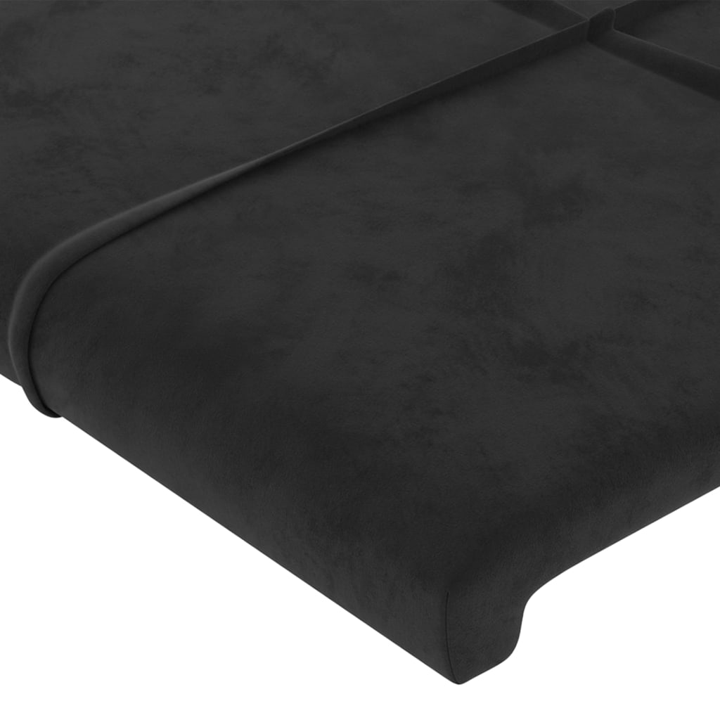 vidaXL Σκελετός Κρεβατιού Χωρίς Στρώμα Μαύρο 120x200 εκ. Βελούδινο