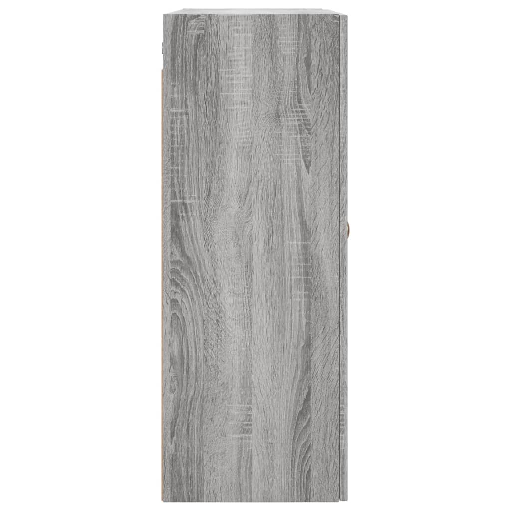 vidaXL Ντουλάπια Τοίχου 2 τεμ. Γκρι Sonoma 69,5 x 34 x 90 εκ.