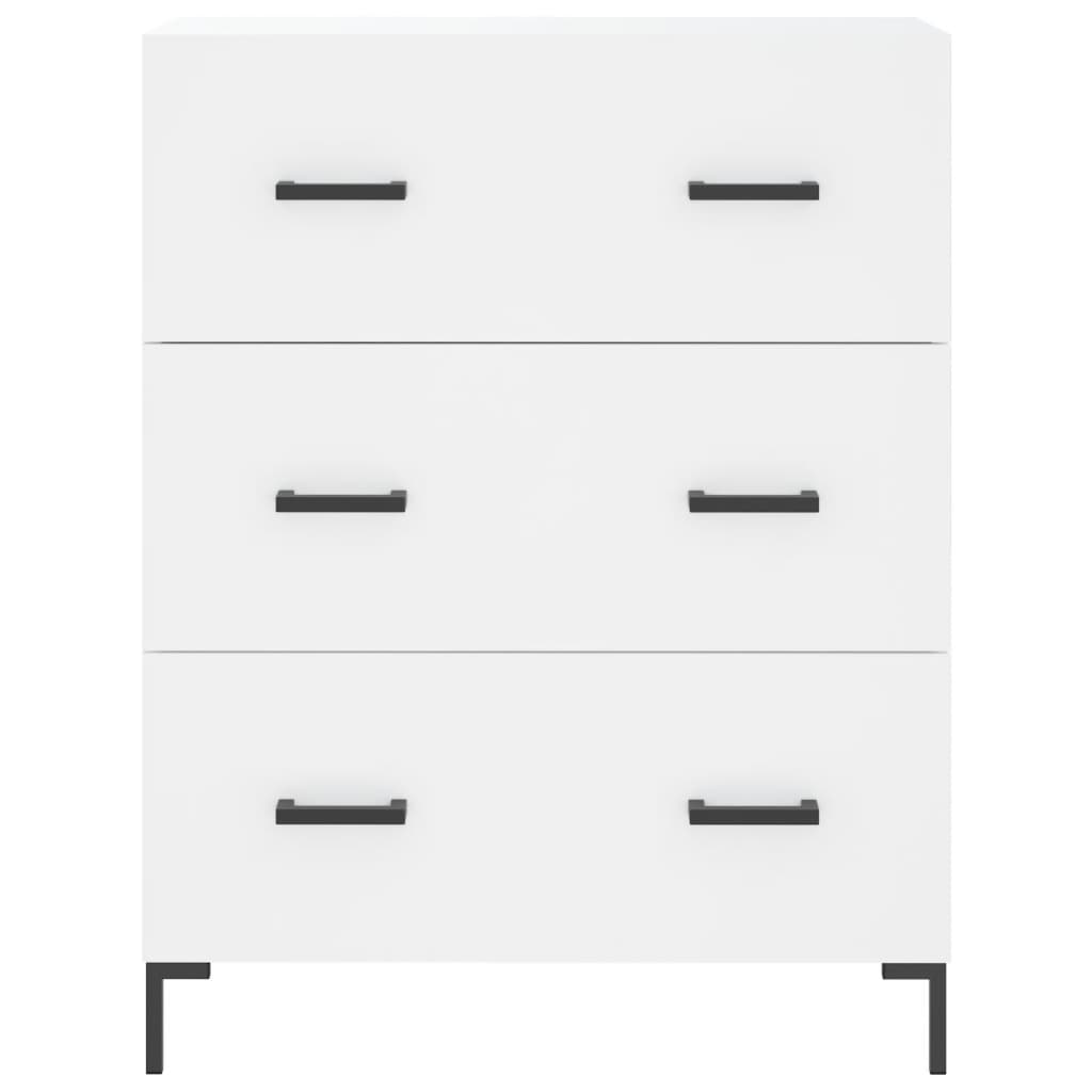 vidaXL Ντουλάπι Λευκό 69,5x34x180 εκ. από Επεξεργασμένο Ξύλο