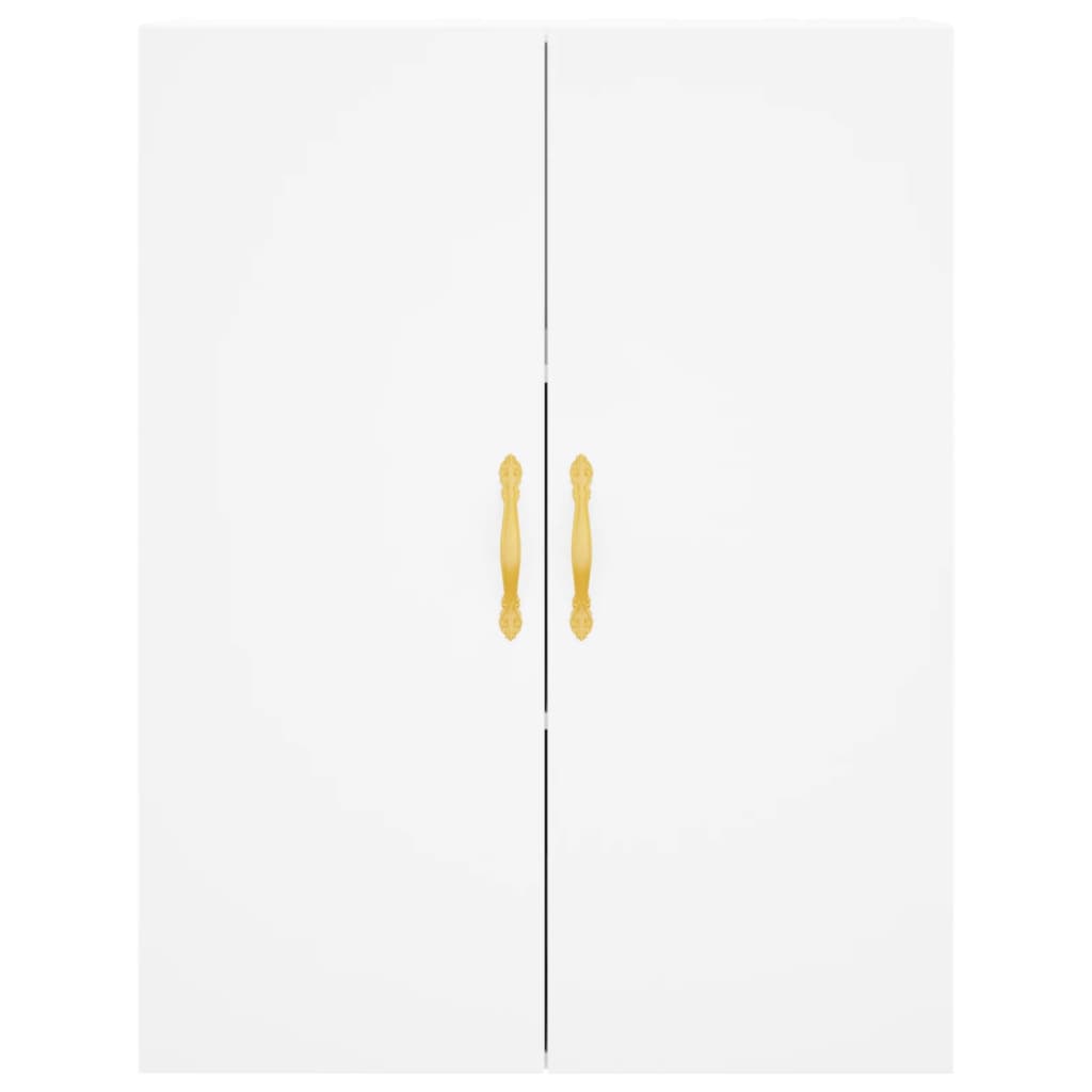 vidaXL Ντουλάπι Λευκό 69,5x34x180 εκ. από Επεξεργασμένο Ξύλο