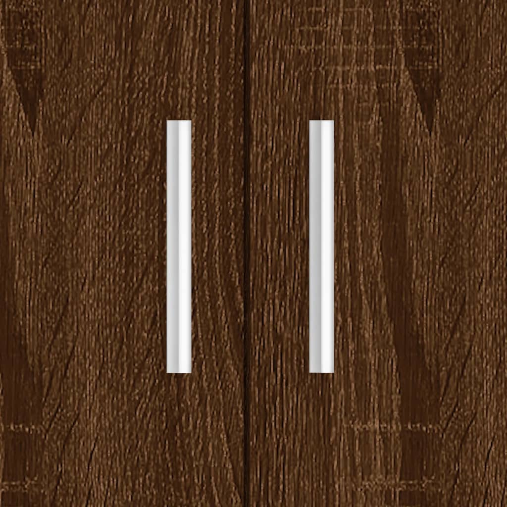 vidaXL Βάση Ενυδρείου Καφέ Δρυς 81x36x73 εκ. από Επεξεργασμένο Ξύλο