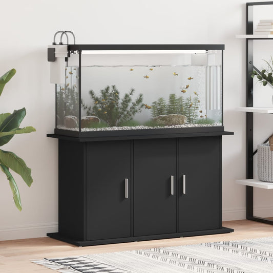 vidaXL Βάση Ενυδρείου Μαύρη 101 x 41 x 58 εκ. από Επεξεργασμένο Ξύλο