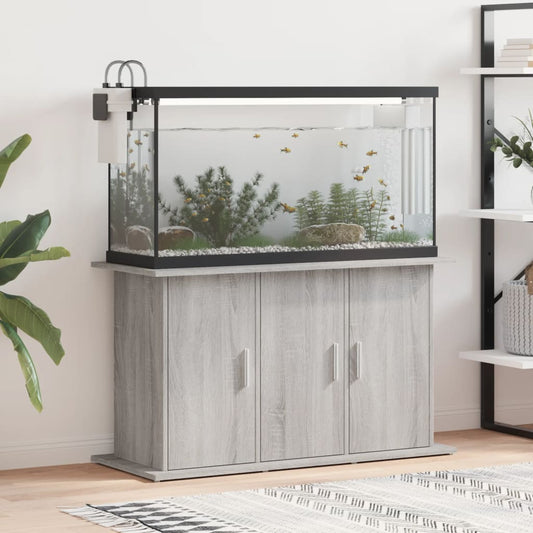 vidaXL Βάση Ενυδρείου Γκρι Sonoma 101x41x58 εκ. από Επεξεργασμένο Ξύλο