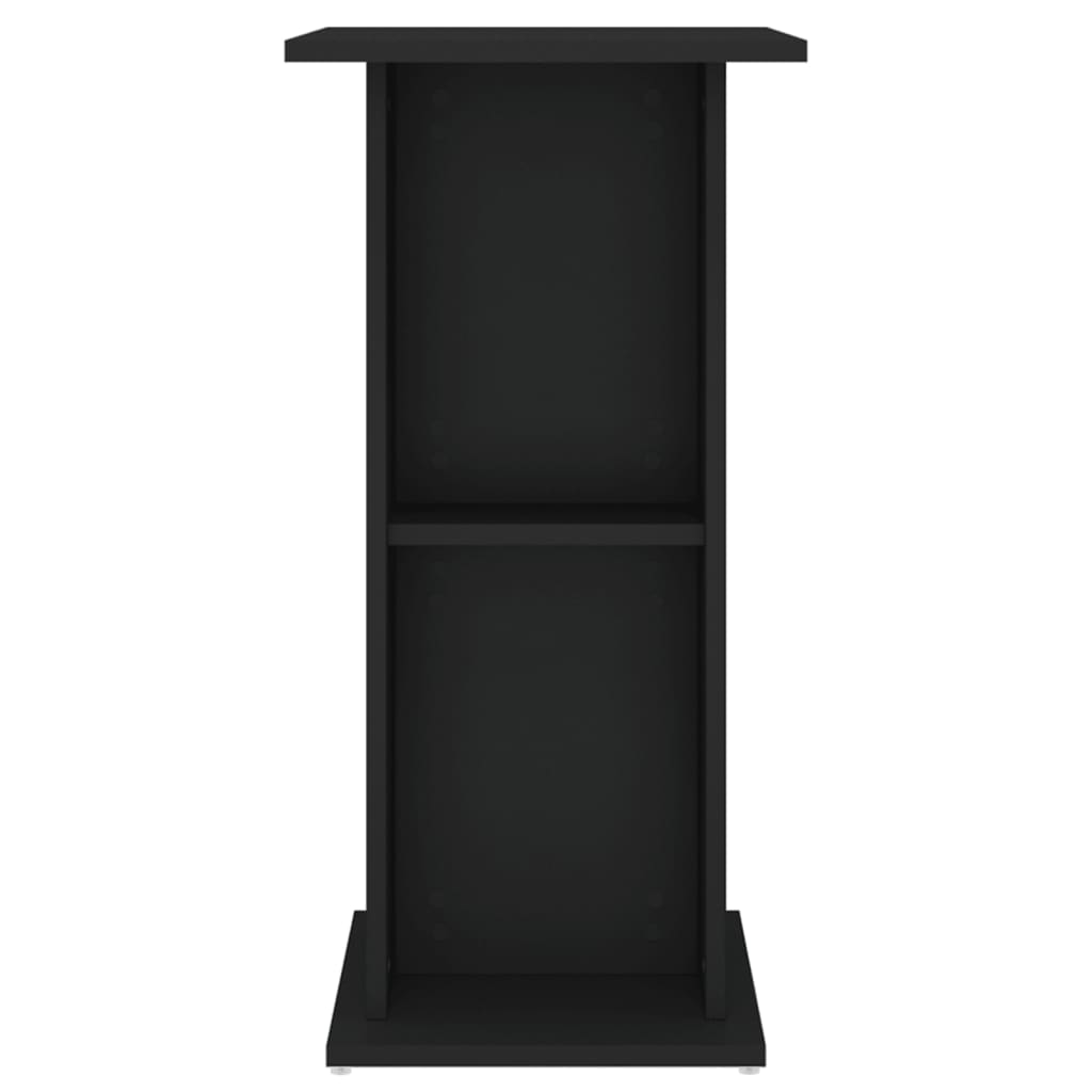 vidaXL Βάση Ενυδρείου Μαύρη 60,5x36x72,5 εκ. από Επεξεργασμένο Ξύλο