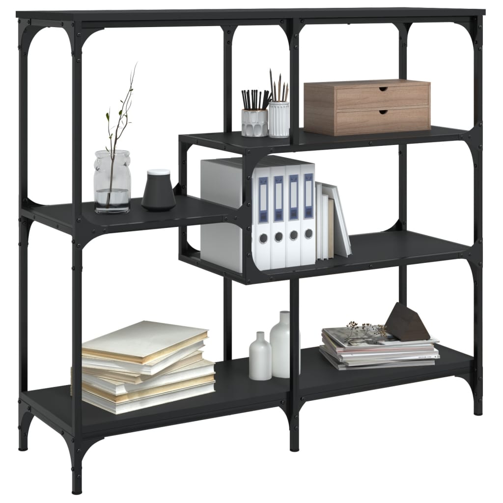 vidaXL Τραπέζι Κονσόλα Μαύρο 103x32x95 εκ. Επεξεργασμένο Ξύλο