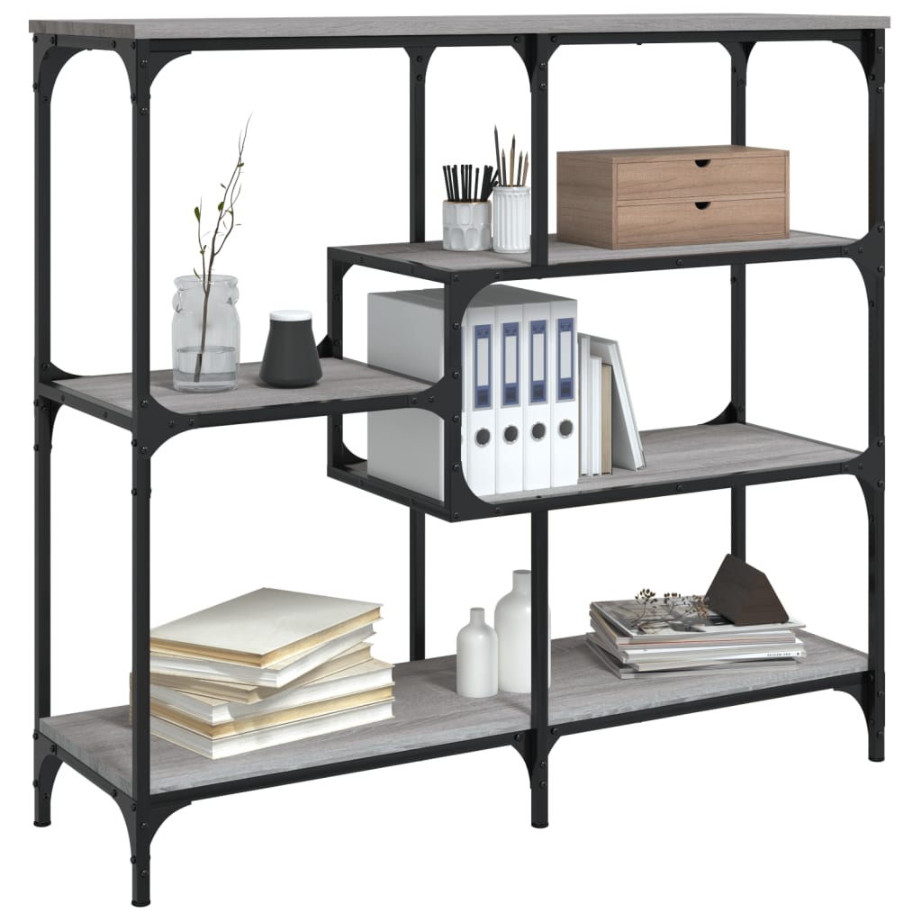 vidaXL Τραπέζι Κονσόλα Γκρι Sonoma 103x32x95 εκ. Επεξεργασμένο Ξύλο