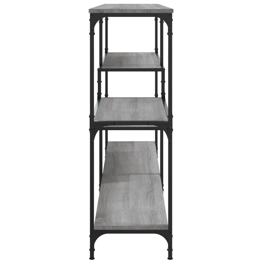 vidaXL Τραπέζι Κονσόλα Γκρι Sonoma 160x32x95 εκ. Επεξεργασμένο Ξύλο