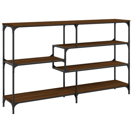 vidaXL Τραπέζι Κονσόλα Καφέ Δρυς 160x32x95 εκ. Επεξεργασμένο Ξύλο