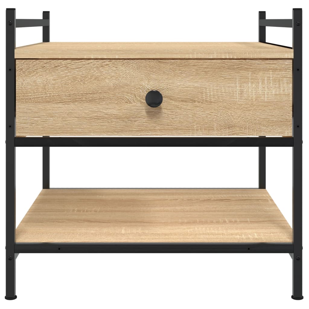 vidaXL Τραπεζάκι Σαλονιού Sonoma Δρυς 50x50x50 εκ. Επεξεργασμένο Ξύλο