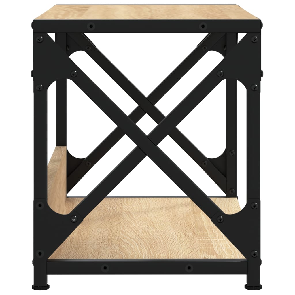 vidaXL Βάση Εκτυπωτή 2 Επιπέδων Sonoma Δρυς 44x26x31,5 εκ Επεξ. Ξύλο