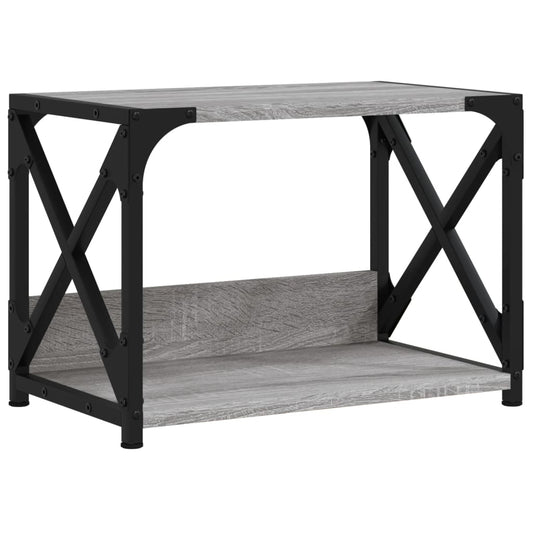 vidaXL Βάση Εκτυπωτή 2 Επιπέδων Γκρι Sonoma 44x26x31,5 εκ Επεξ. Ξύλο