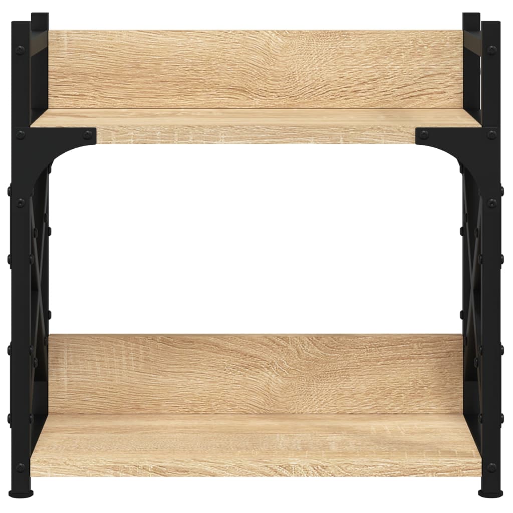 vidaXL Βάση Εκτυπωτή 2 Επιπέδων Sonoma Δρυς 40x20x40 εκ Επεξ. Ξύλο