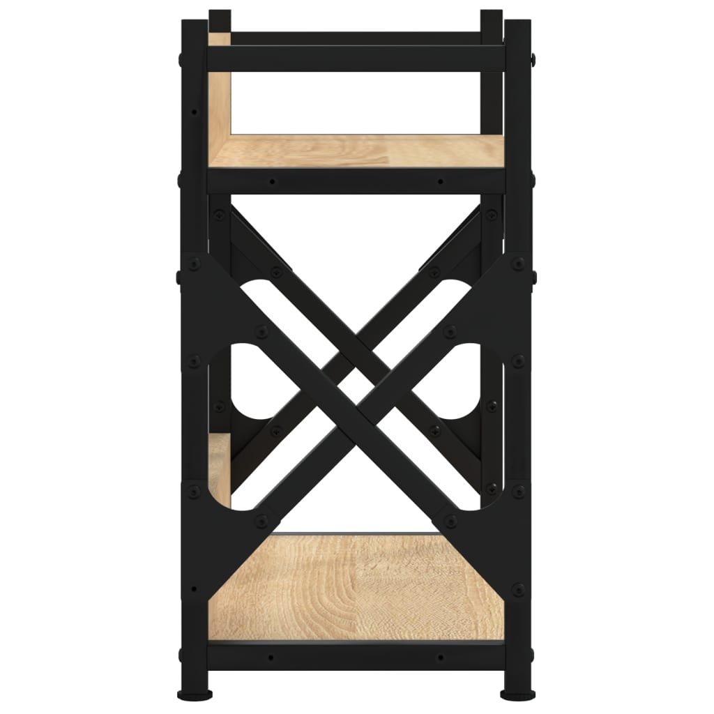 vidaXL Βάση Εκτυπωτή 2 Επιπέδων Sonoma Δρυς 40x20x40 εκ Επεξ. Ξύλο