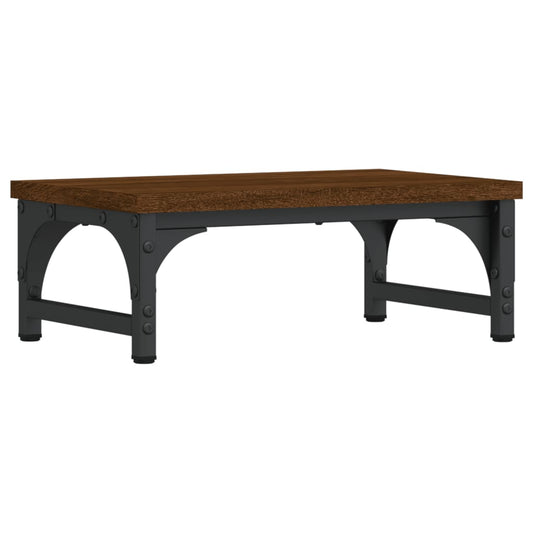 vidaXL Βάση Οθόνης Καφέ Δρυς 37 x 23 x 14 εκ. από Επεξεργασμένο Ξύλο