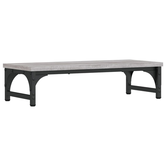 vidaXL Βάση Οθόνης Γκρι Sonoma 55 x 23 x 14 εκ. από Επεξεργασμένο Ξύλο