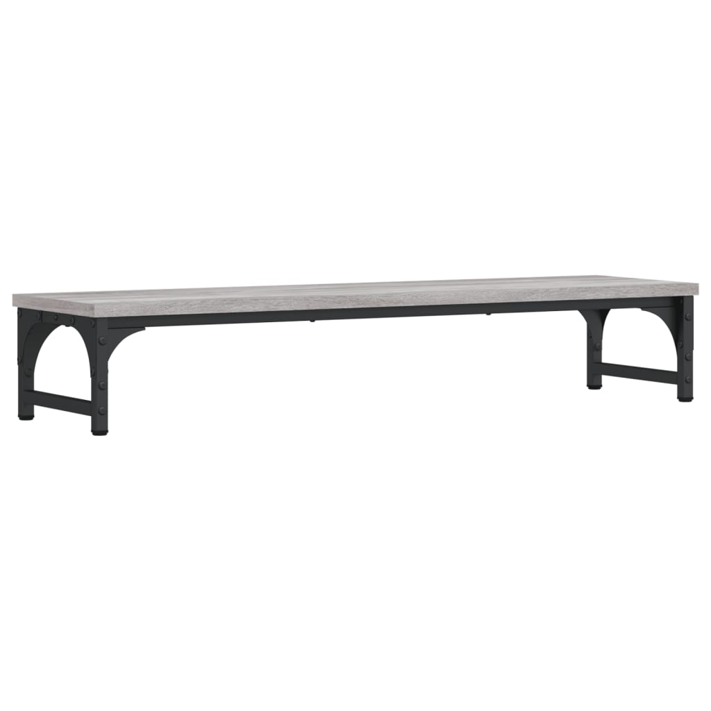 vidaXL Βάση Οθόνης Γκρι Sonoma 85x23x15,5 εκ. από Επεξεργασμένο Ξύλο