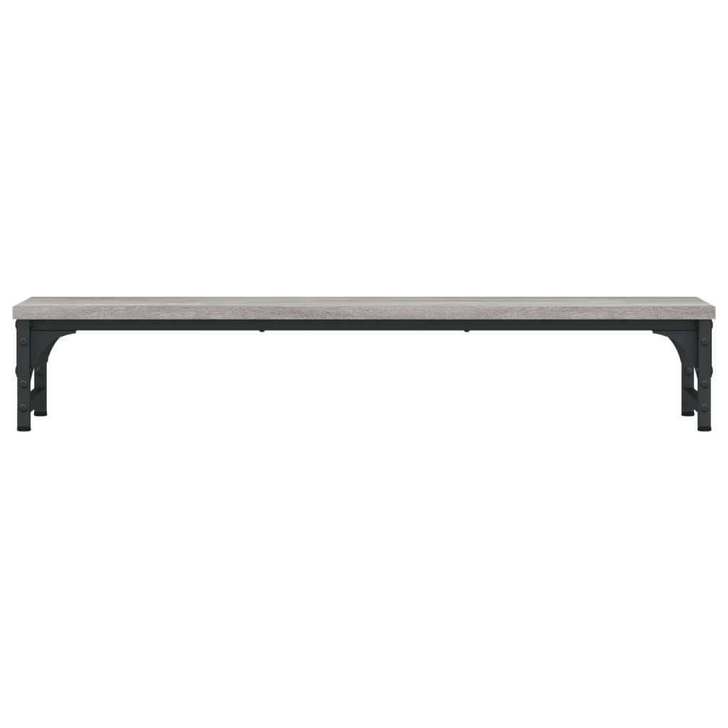 vidaXL Βάση Οθόνης Γκρι Sonoma 85x23x15,5 εκ. από Επεξεργασμένο Ξύλο