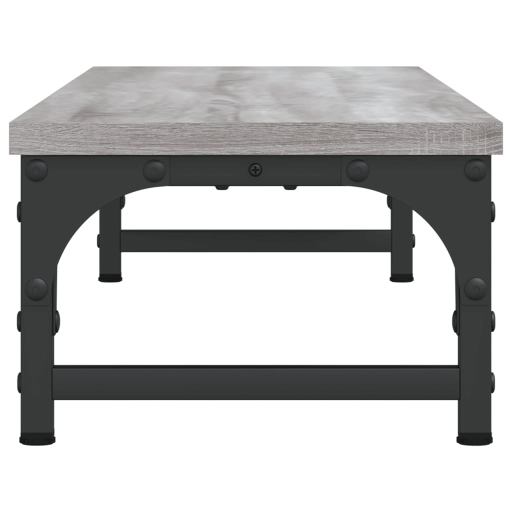 vidaXL Βάση Οθόνης Γκρι Sonoma 85x23x15,5 εκ. από Επεξεργασμένο Ξύλο