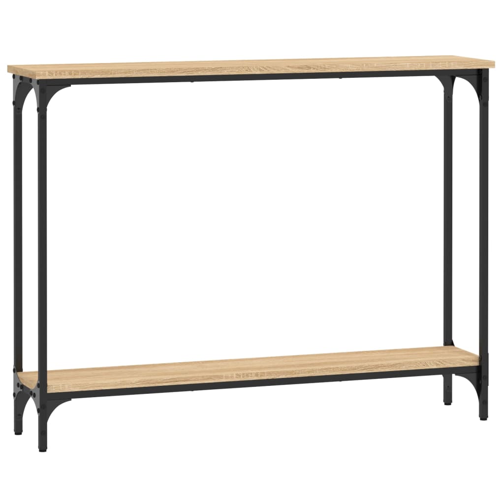 vidaXL Τραπέζι Κονσόλα Sonoma Δρυς 100x22,5x75 εκ. Επεξεργασμένο Ξύλο