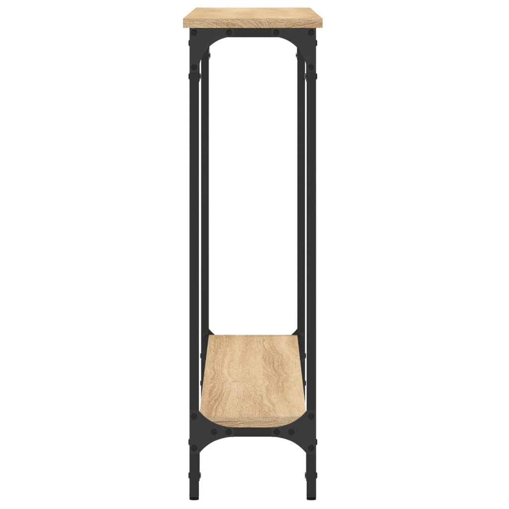 vidaXL Τραπέζι Κονσόλα Sonoma Δρυς 100x22,5x75 εκ. Επεξεργασμένο Ξύλο