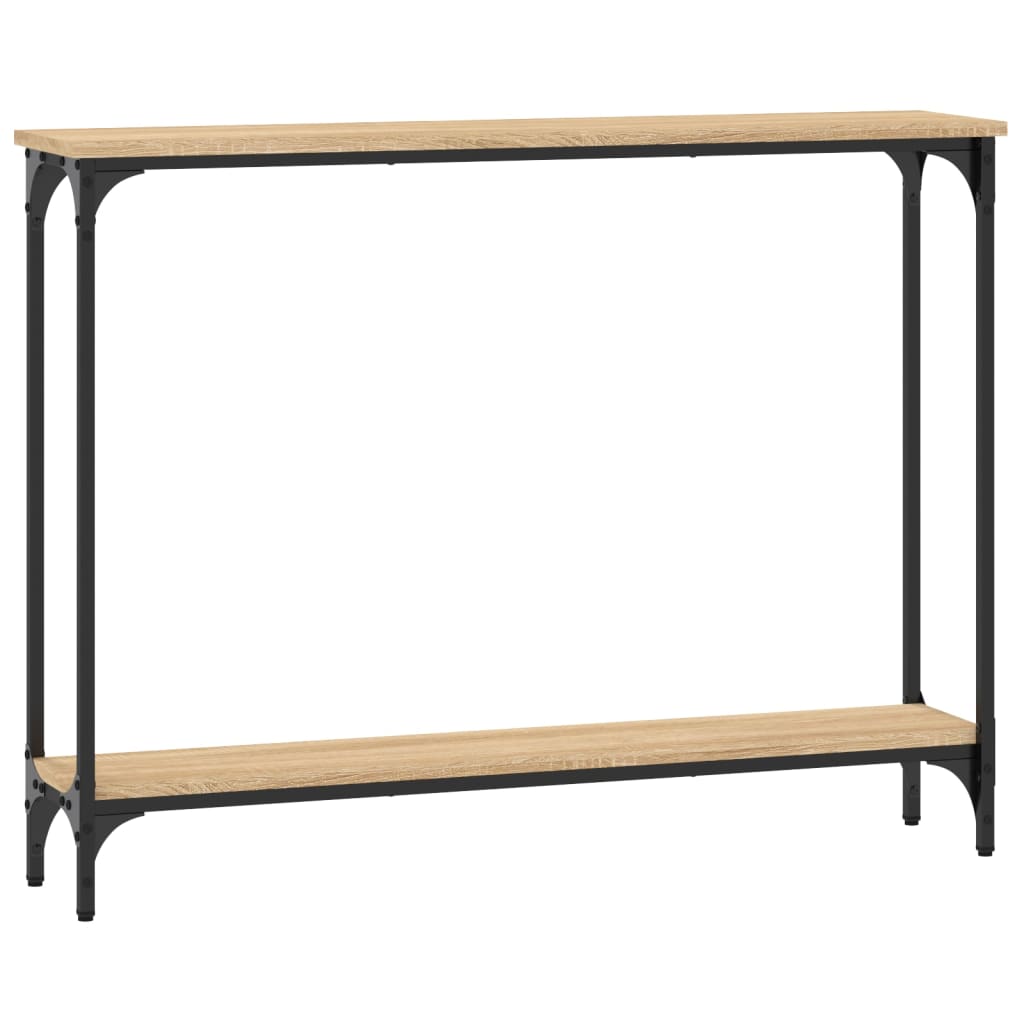 vidaXL Τραπέζι Κονσόλα Sonoma Δρυς 100x22,5x75 εκ. Επεξεργασμένο Ξύλο