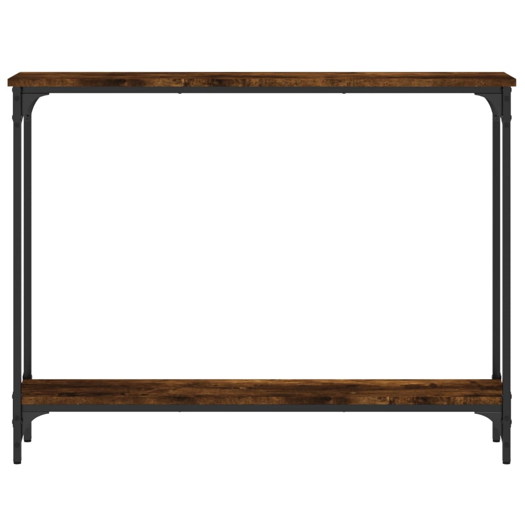 vidaXL Τραπέζι Κονσόλα Καπνιστή Δρυς 100x22,5x75 εκ. Επεξεργ. Ξύλο
