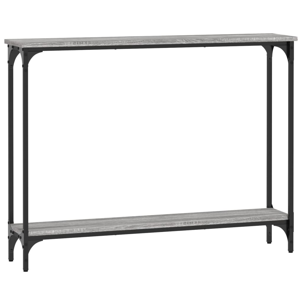 vidaXL Τραπέζι Κονσόλα Γκρι Sonoma 100x22,5x75 εκ. Επεξεργασμένο Ξύλο