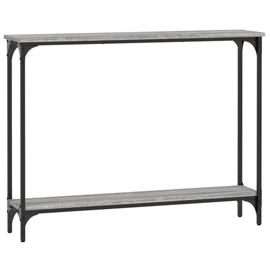 vidaXL Τραπέζι Κονσόλα Γκρι Sonoma 100x22,5x75 εκ. Επεξεργασμένο Ξύλο