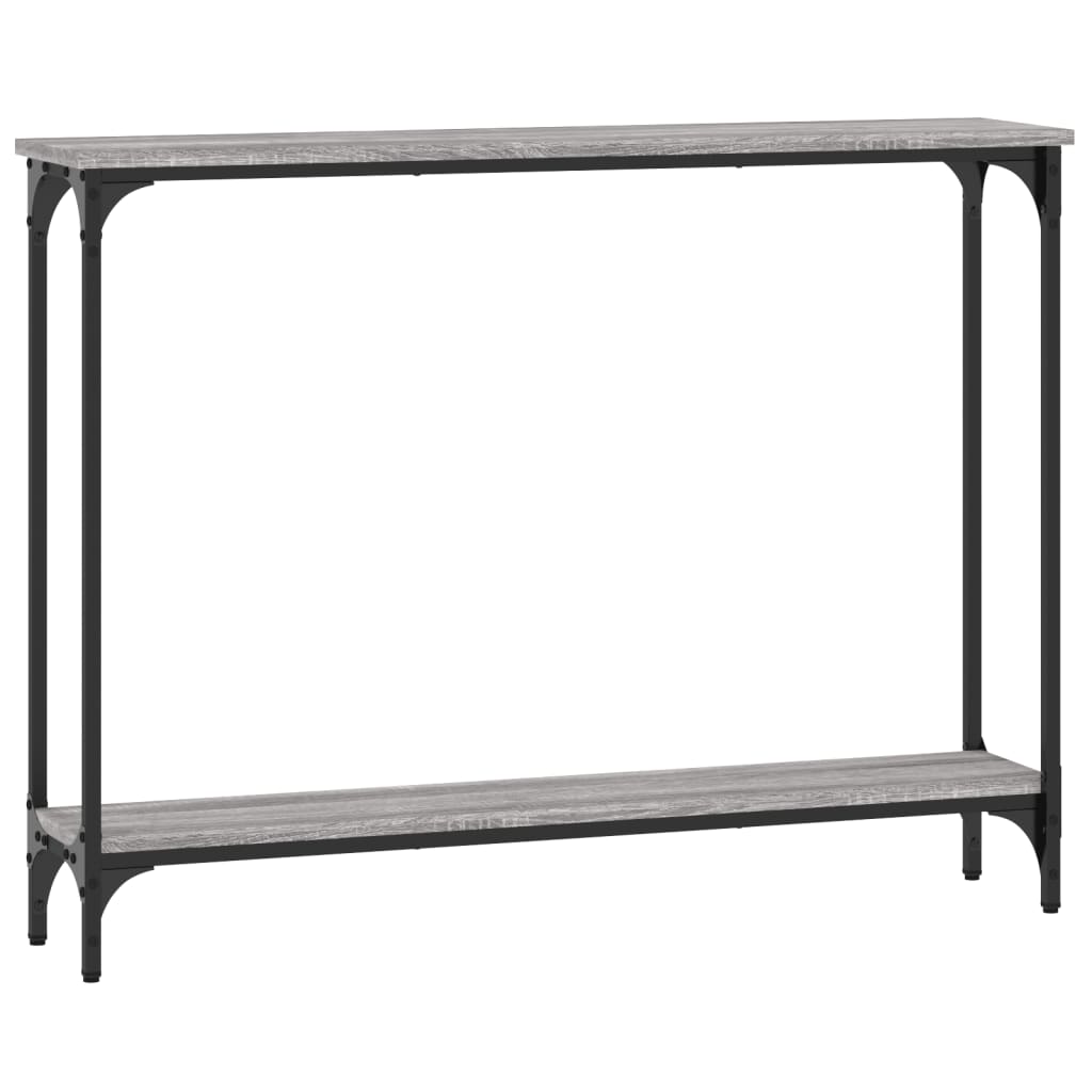 vidaXL Τραπέζι Κονσόλα Γκρι Sonoma 100x22,5x75 εκ. Επεξεργασμένο Ξύλο