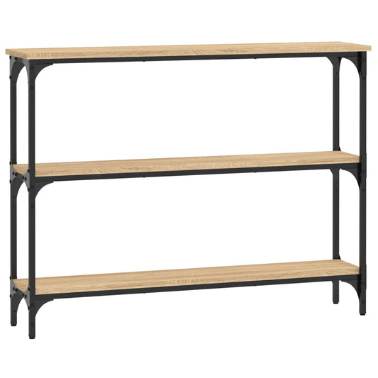 vidaXL Τραπέζι Κονσόλα Sonoma Δρυς 100x22,5x75 εκ. Επεξεργασμένο Ξύλο