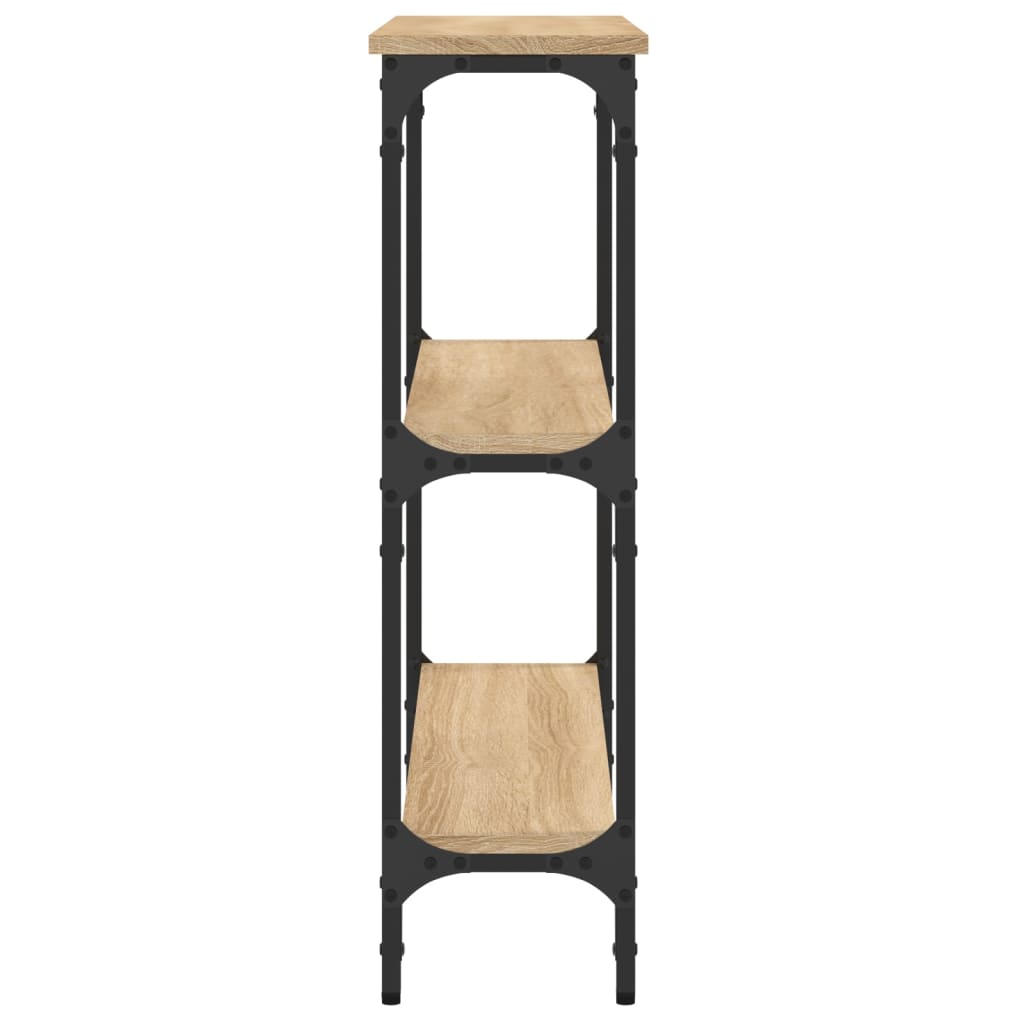 vidaXL Κονσόλα Τραπεζιού Sonoma Δρυς 75 x 22,5 x 75 εκ. από Τεχνητό Ξύλο