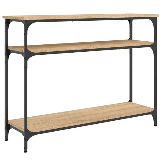 vidaXL Τραπέζι Κονσόλα Sonoma Δρυς 100x29x75 εκ. Επεξεργασμένο Ξύλο