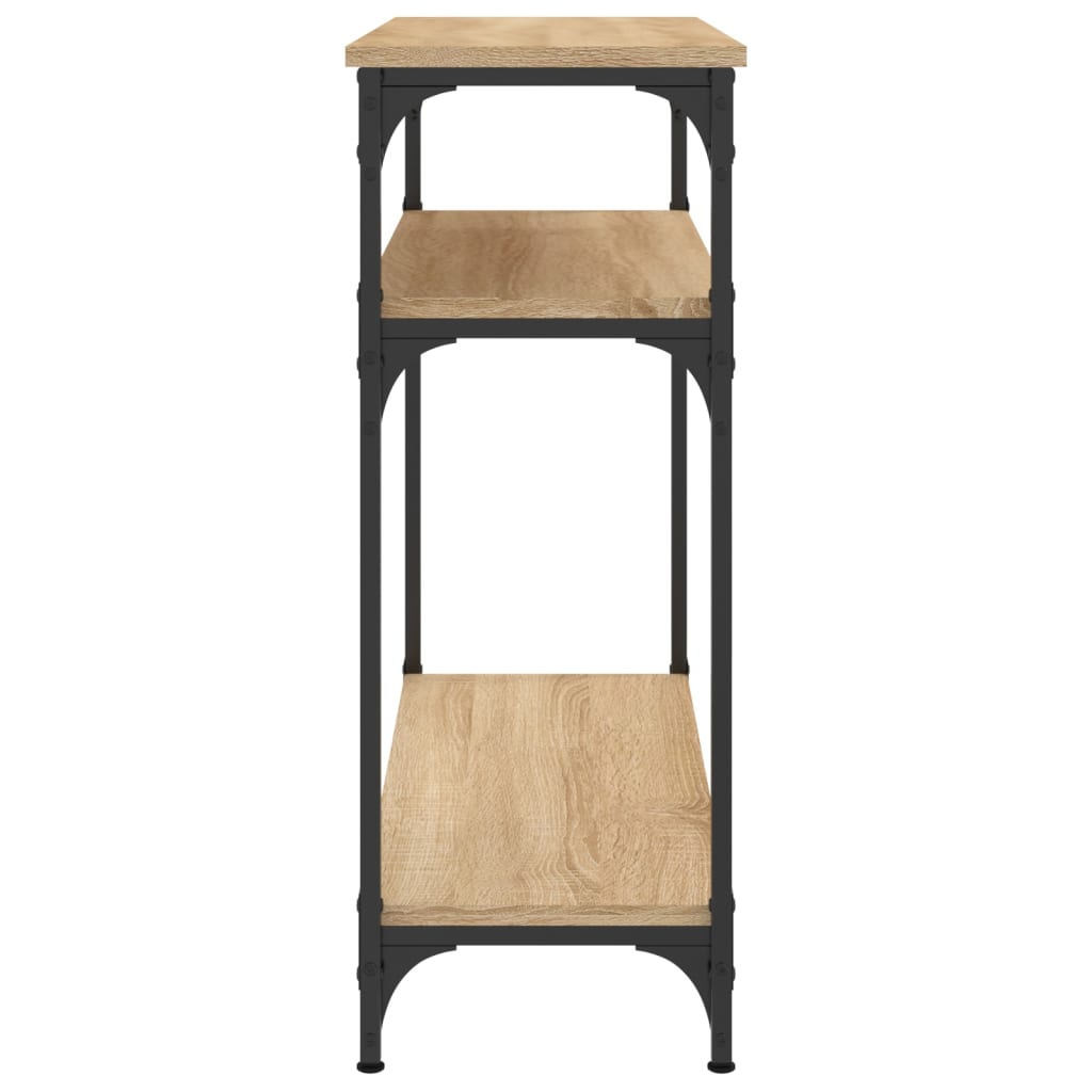 vidaXL Τραπέζι Κονσόλα Sonoma Δρυς 75x29x75 εκ. Επεξεργασμένο Ξύλο